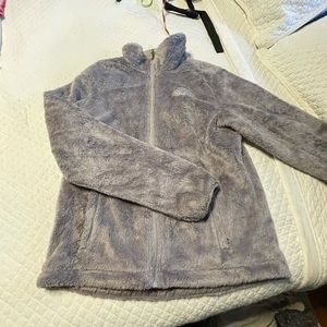Gray North face jacket